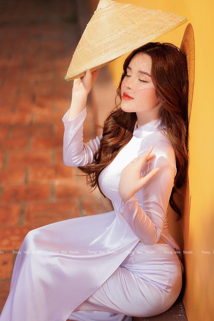 Hot girl Tâm Chibi đằm thắm xinh đẹp với áo dài trắng mộng mơ - 10