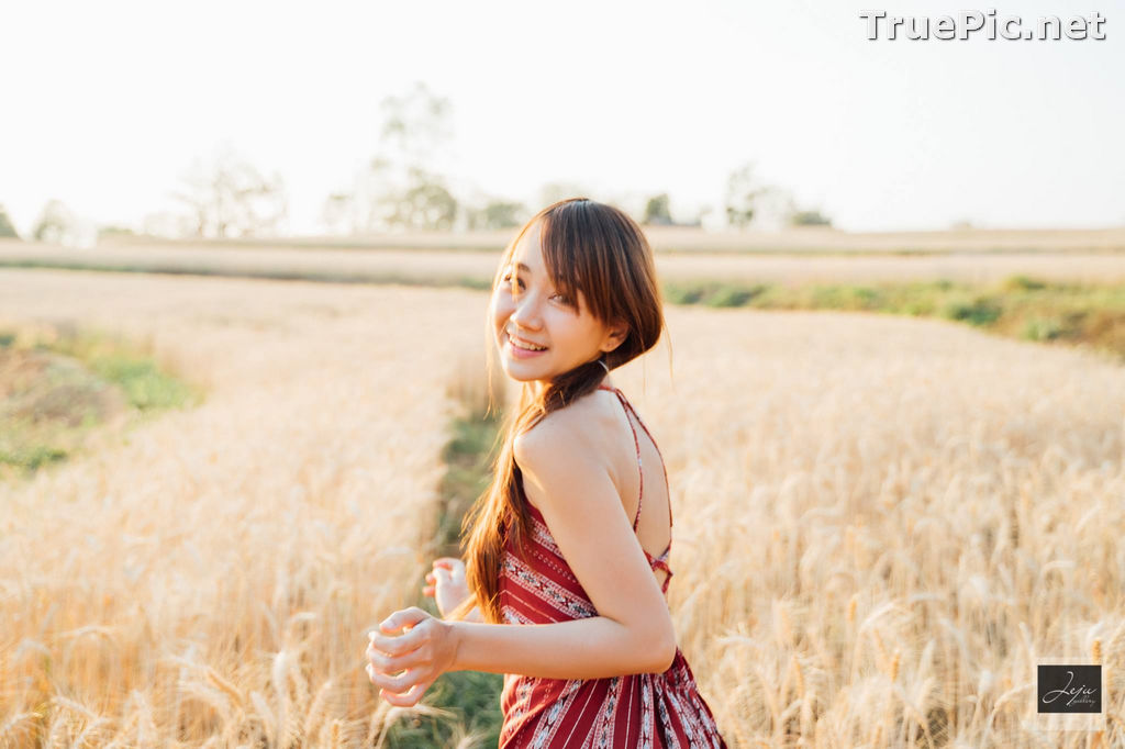 Image Thailand Cute Model - Fenfern Aeryingsak - Red in Barley - TruePic.net - Picture-11