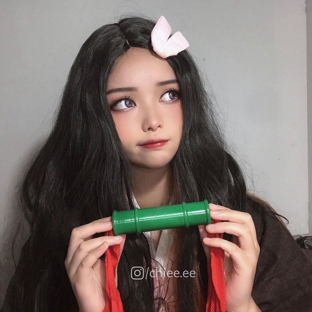 Kimetsu no Yaiba: Thánh nữ makeup trở lại với bộ ảnh Nezuko xinh lung linh - Ảnh 5.