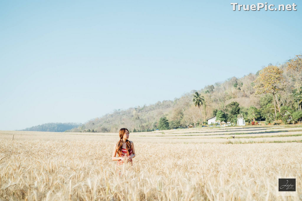 Image Thailand Cute Model - Fenfern Aeryingsak - Red in Barley - TruePic.net - Picture-12