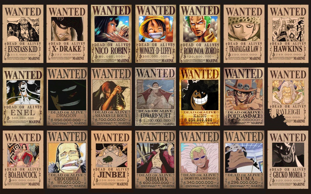 anime One Piece comics Wanted book recreation 1280x800 px font fiction