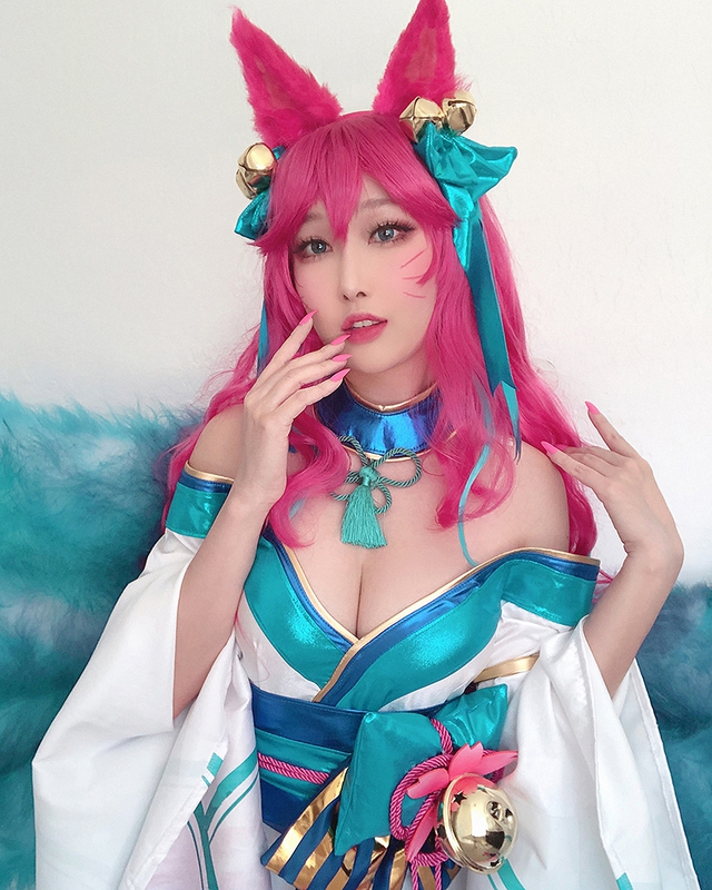 Chìm vào tiên cảnh với bộ ảnh cosplay Ahri Chiêu Hồn Thiên Hồ đậm chất phồn thực - Ảnh 5.