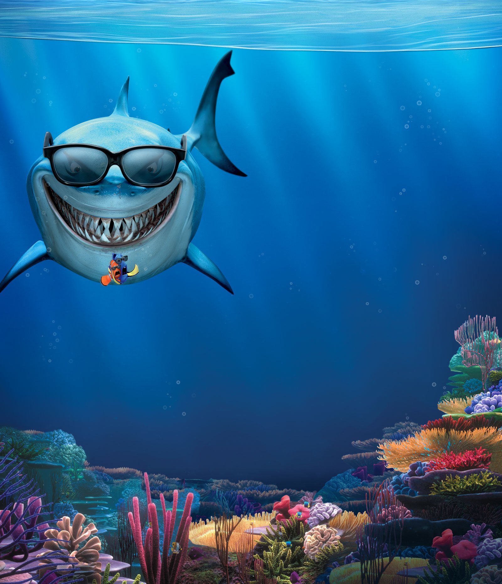 1600x1859 px, 1finding, adventure, animation, comedy, Disney, drama, family, finding, fish, glasses, nemo, ocean, sea, shark, tropical, underwater