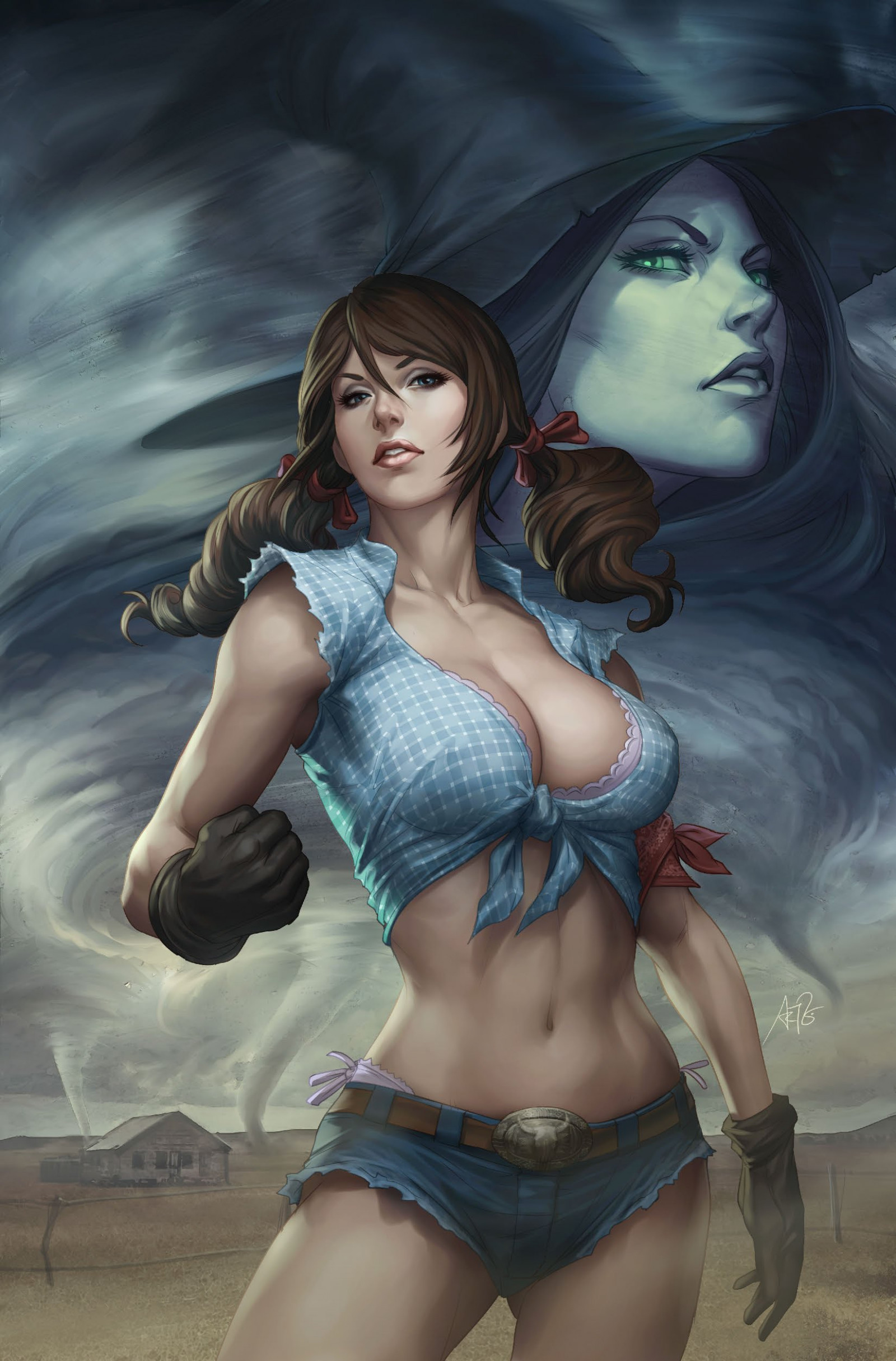 1650x2506 px, ART, Artywork, comics, fairy, fantasy, grimm, tales, warrior, wizard, Zenescope