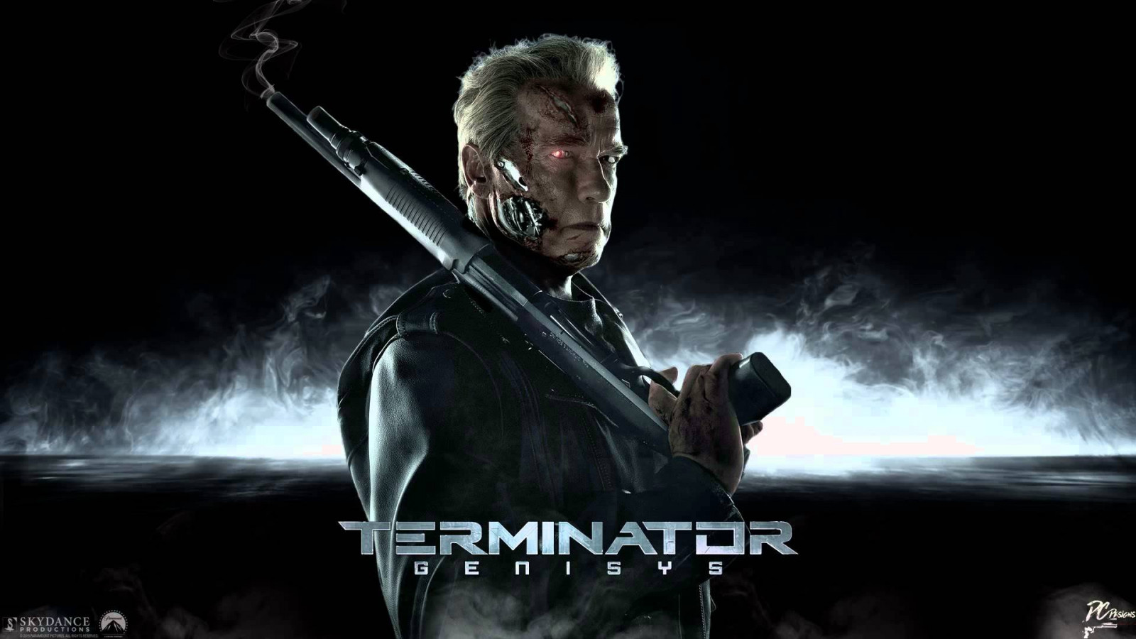 1920x1080 px, 1genisys, action, cyborg, fi, fighting, futuristic, Genisys, poster, robot, sci, Terminator, warrior