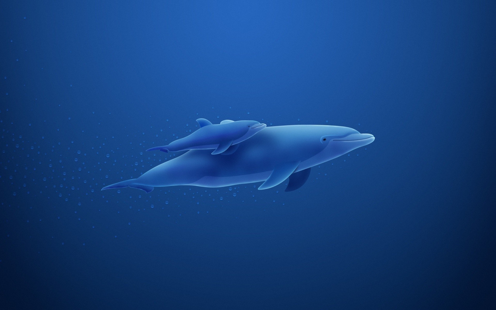 1920x1200 px, dolphin, dolphins, drawing, ocean, sea, underwater