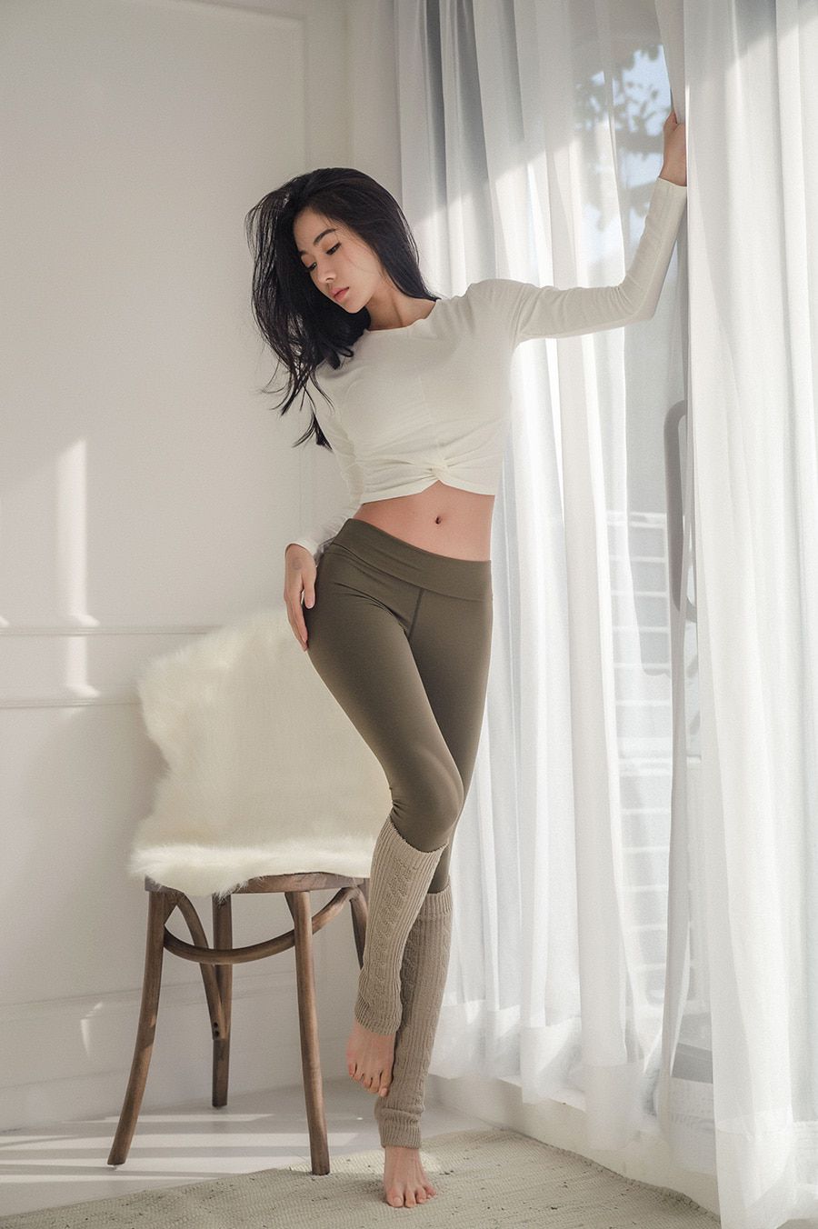 An Seo Rin model - Korean fashion Fitness Set - Jan.2018, TruePic.net