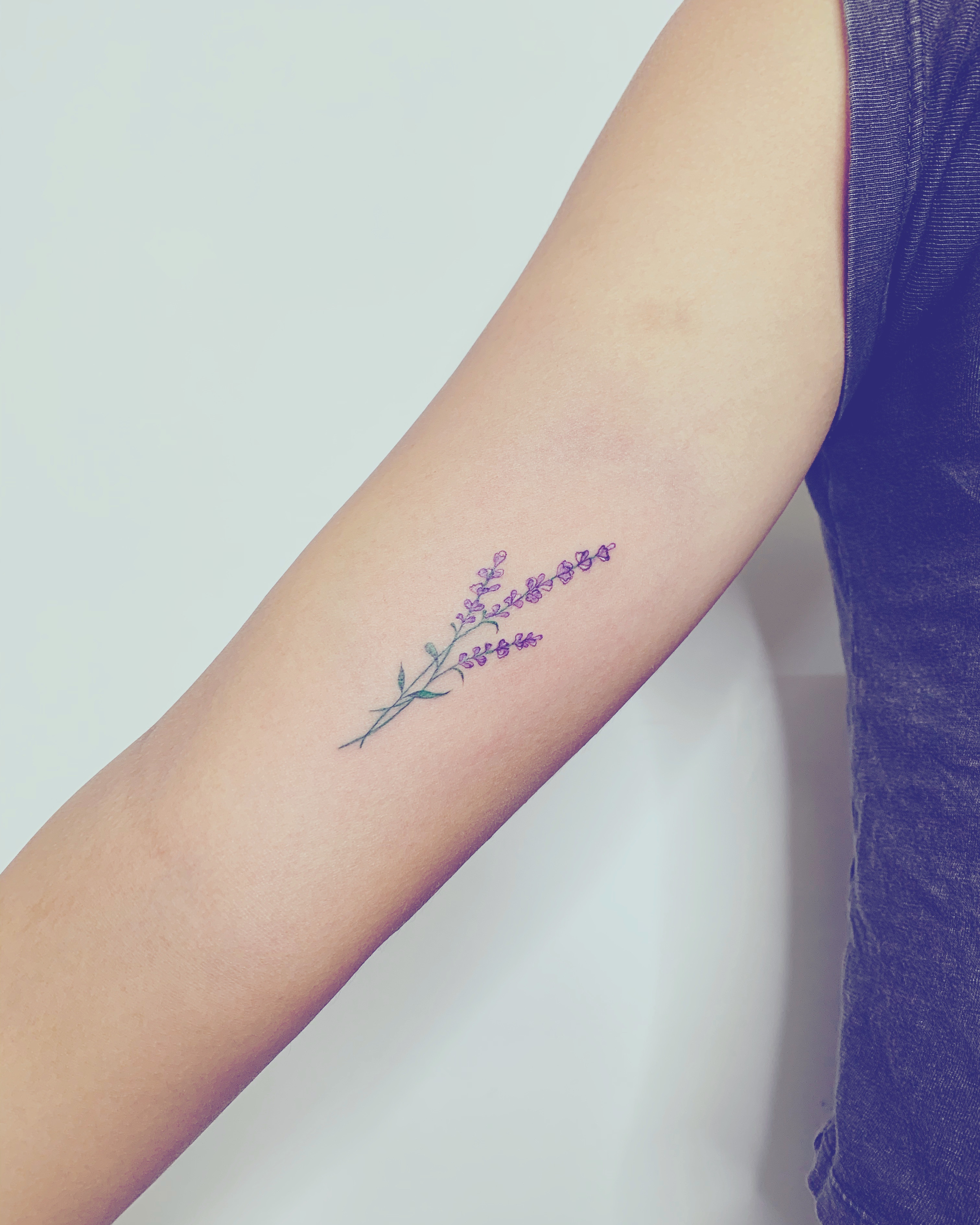 Tattoo uploaded by @aminguyentattoo • Lavender tattoo • Tattoodo