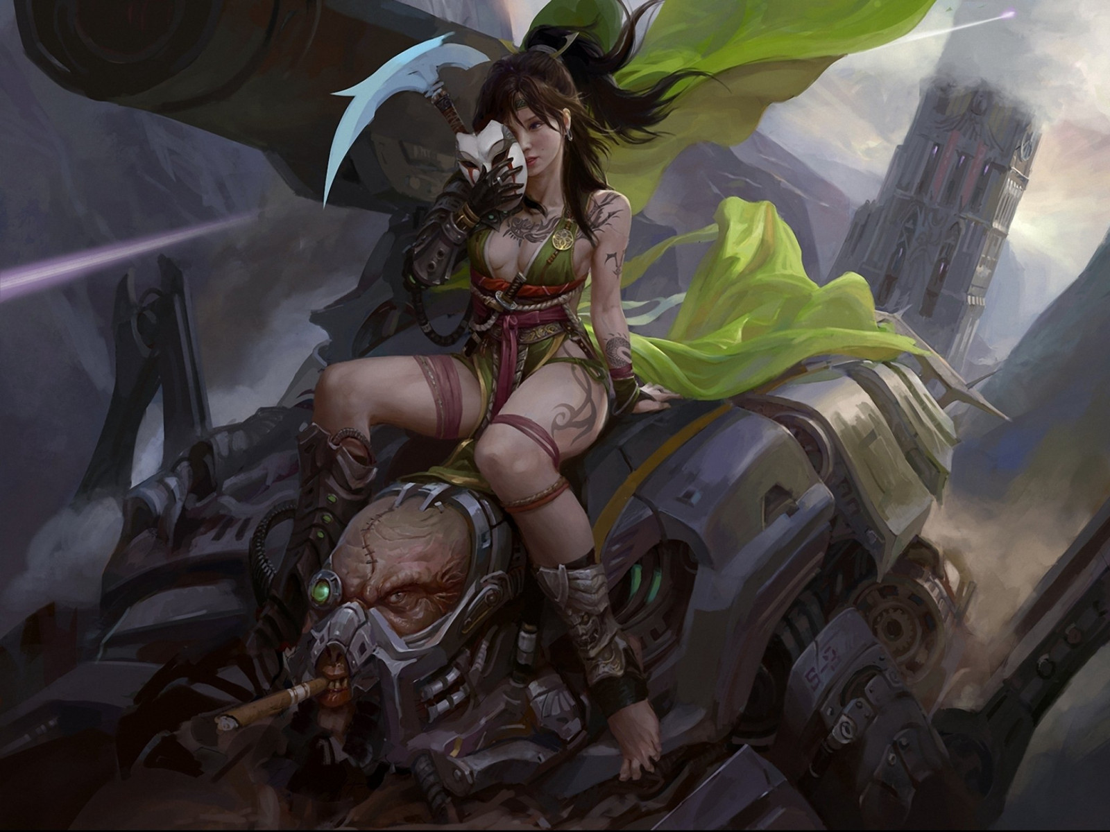 2048x1536 px, arena, artwork, fantasy, fighting, game, league, legends, lol, mmo, of, online, RPG, warrior