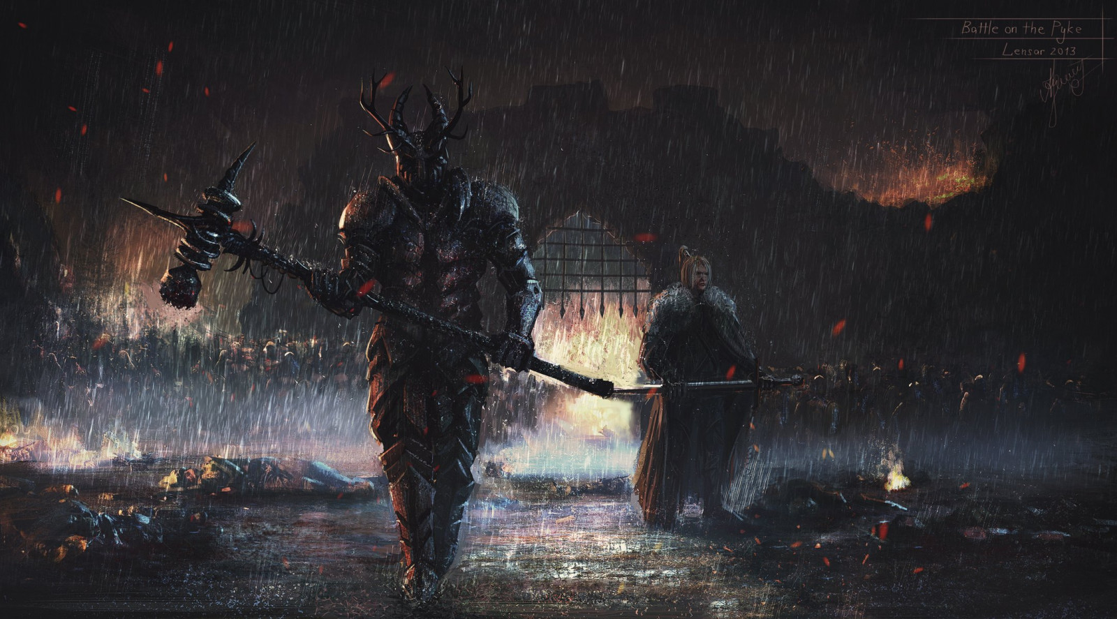 2163x1200 px, fantasy, game, of, rain, series, television, thrones, warrior