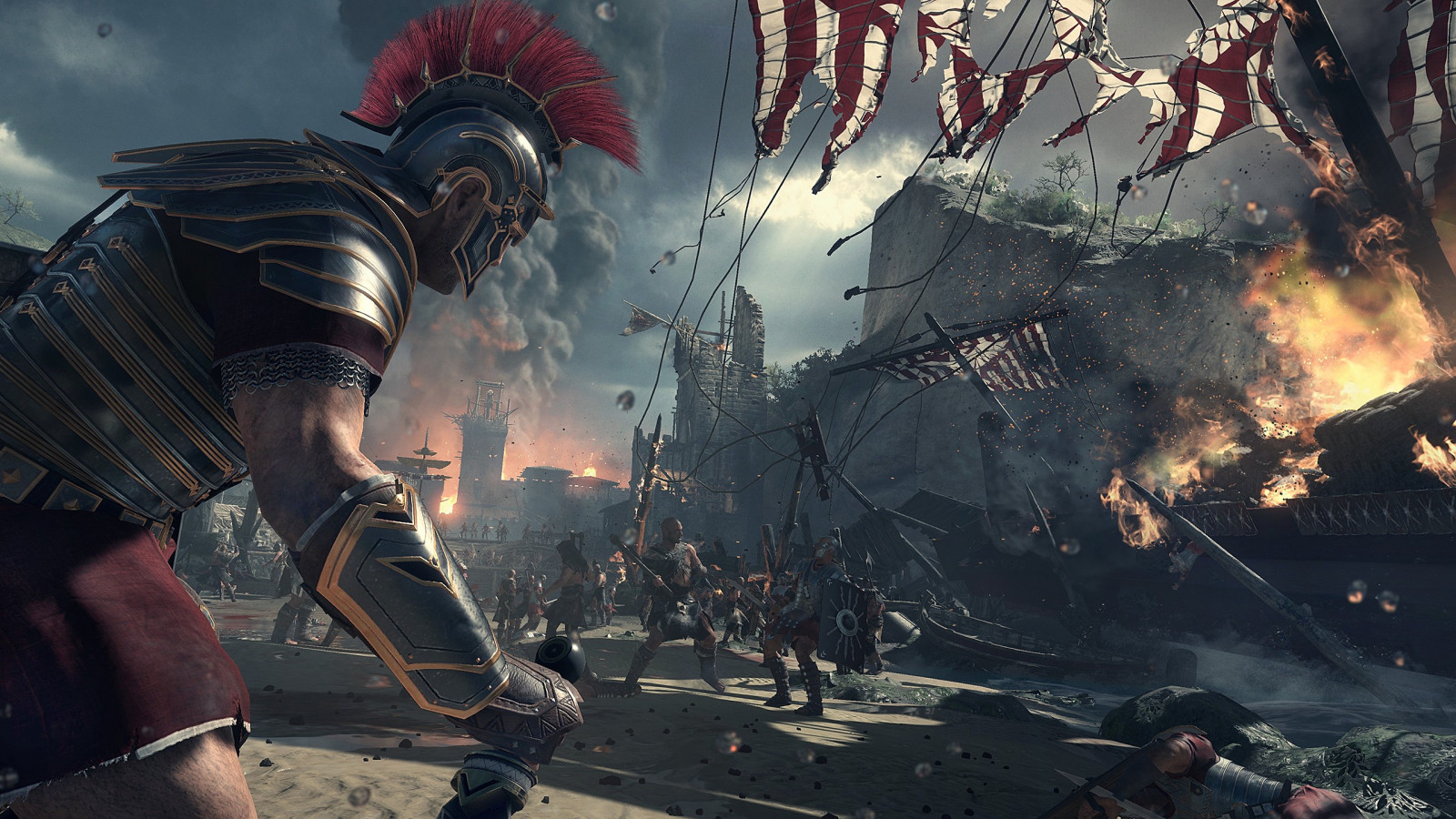 2560x1440 px, battle, fantasy, of, Rome, Ryse, soldier, son, warrior, warriors