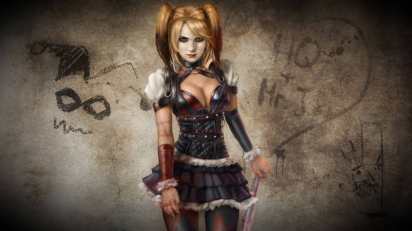 2560x1440 px, c, comics, d, DC, Harley, hero, Quinn, superhero, warrior