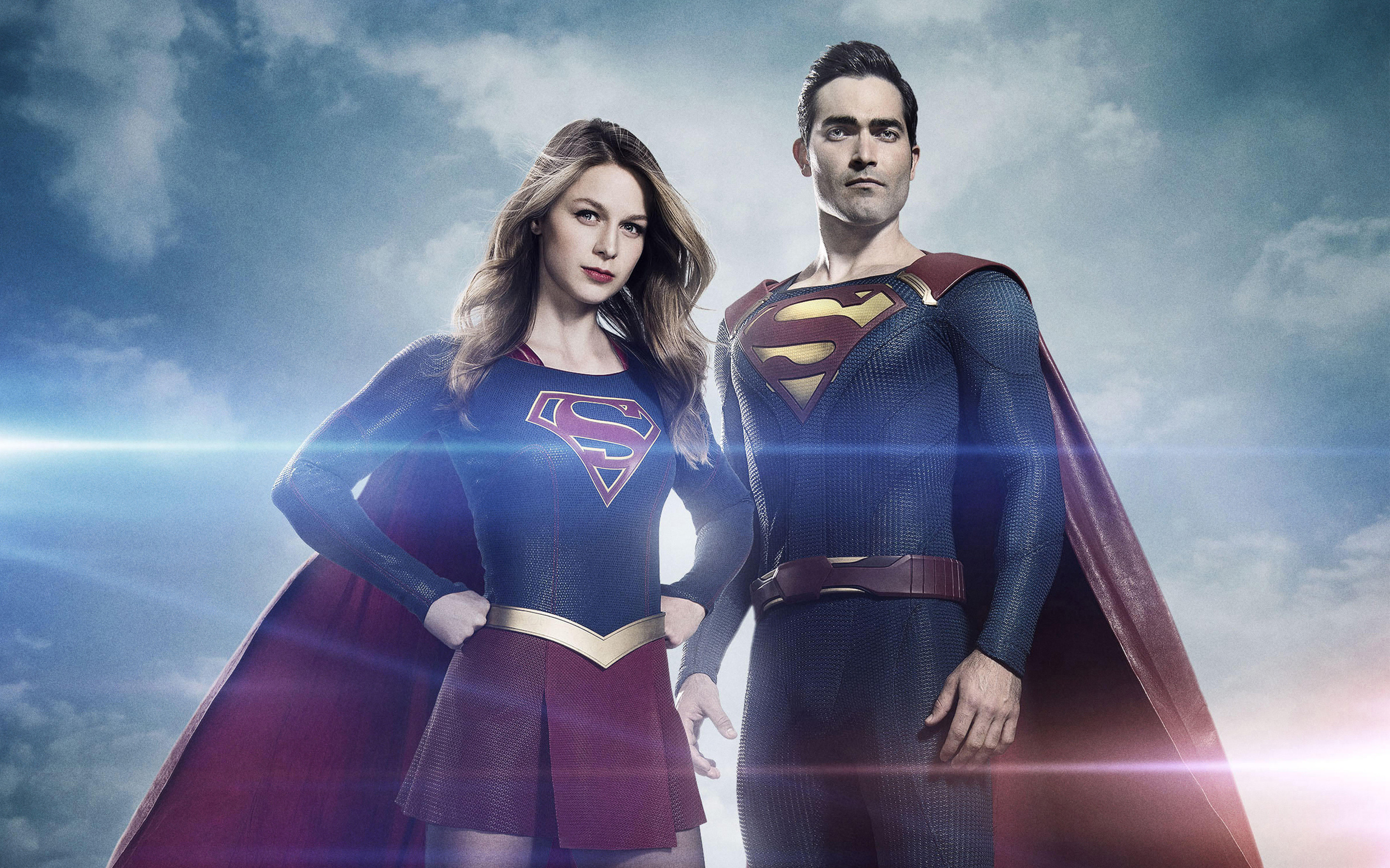 Supergirl Superman 4K 2880x1800