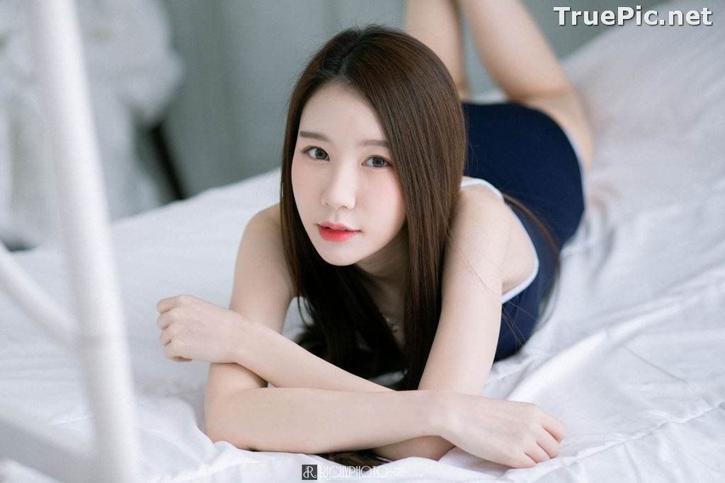 Image Thailand Model - Carolis Mok - Onepiece Swimsuit On The Bed - TruePic.net - Picture-29