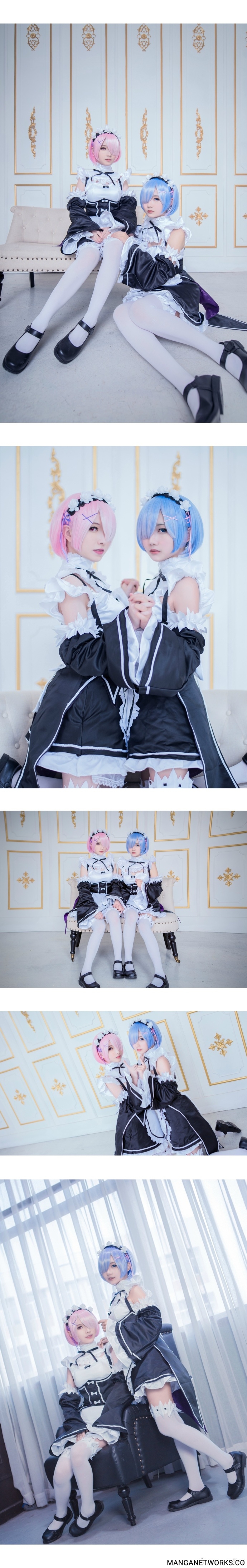 34718659244 94e4d6c63b o Chìm đắm trong vẻ đẹp của cosplay cặp song sinh Rem và Ram