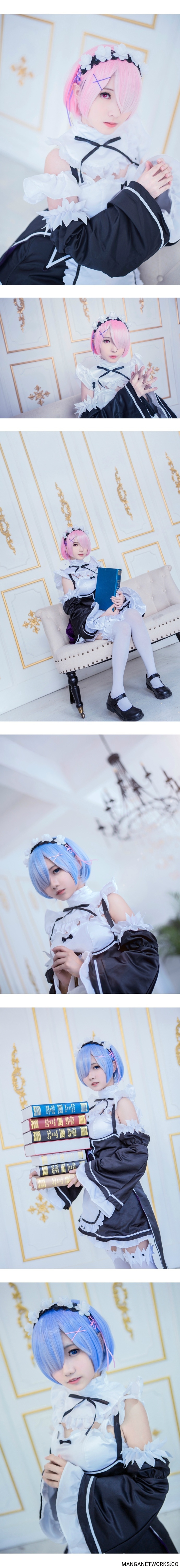 35173142660 d12a285821 o Chìm đắm trong vẻ đẹp của cosplay cặp song sinh Rem và Ram