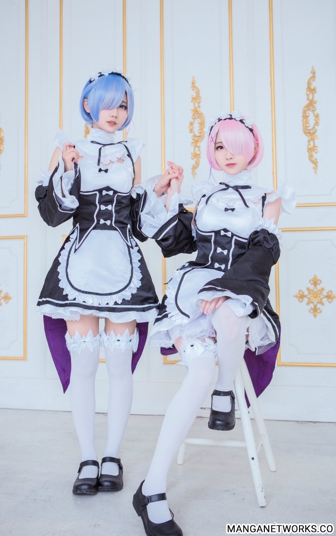 35173169270 ba216754f9 o Chìm đắm trong vẻ đẹp của cosplay cặp song sinh Rem và Ram