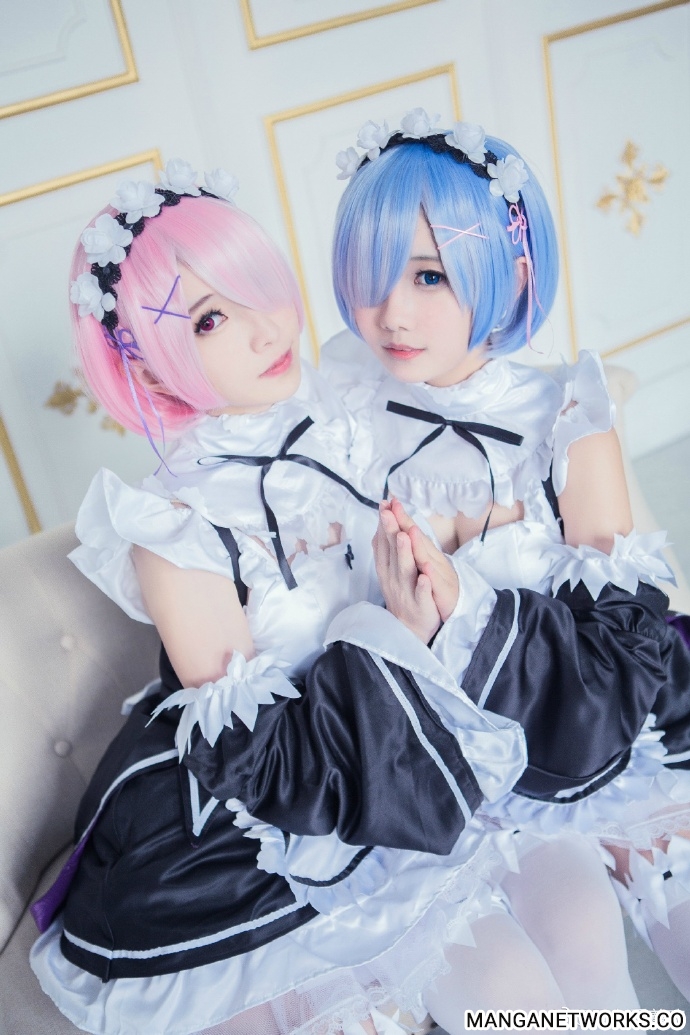 35520906366 bfbef45a7d o Chìm đắm trong vẻ đẹp của cosplay cặp song sinh Rem và Ram