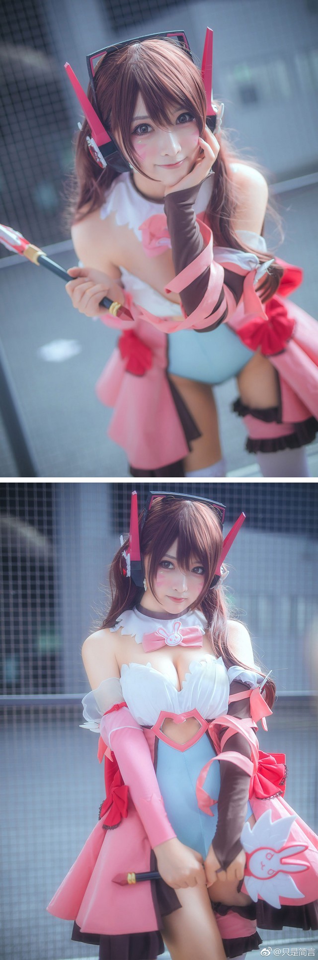 Ngộp thở với vòng một gợi cảm trong bộ ảnh cosplay D.va của Overwatch - Ảnh 7.