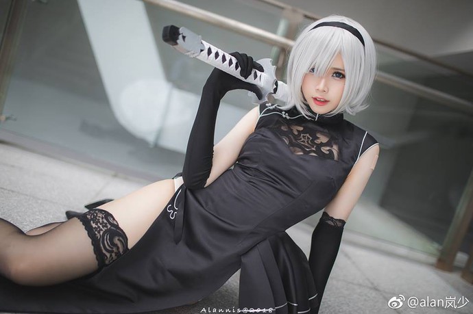 Lại ngất ngây với cosplay cô nàng 2B trong Nier: Automata - Ảnh 5.