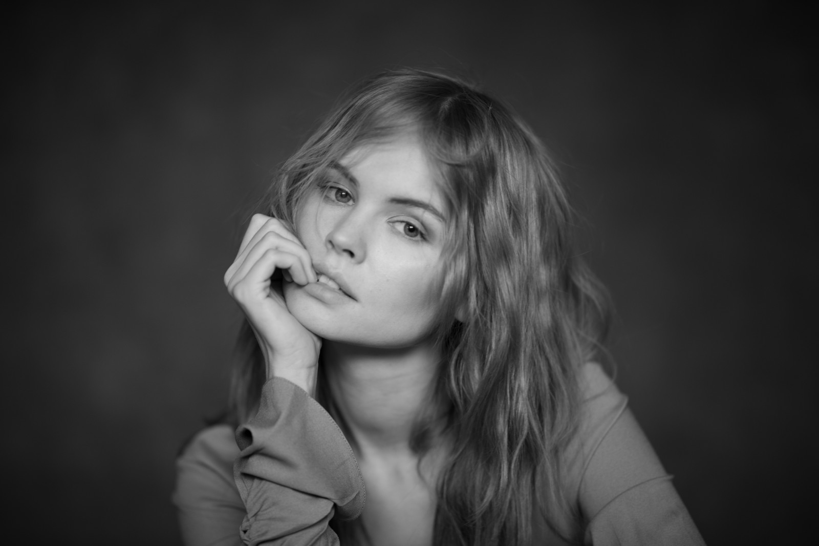 Anastasia Scheglova, ART, beautiful girl, face, girl, head, long hair, model, photo, photo shoot, photography, wallpaper, woman