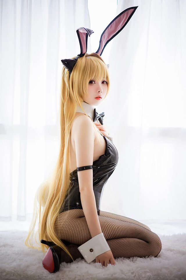 Bỏng mắt với hình ảnh cosplay Golden Darkness trong To Love-Ru theo phong cách nàng thỏ - Ảnh 5.