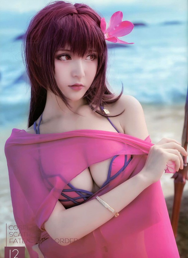 Chảy máu mũi với loạt ảnh cosplay Scathach diện bikini siêu gợi cảm - Ảnh 13.