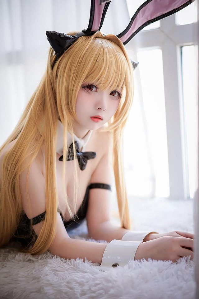 Bỏng mắt với hình ảnh cosplay Golden Darkness trong To Love-Ru theo phong cách nàng thỏ - Ảnh 3.