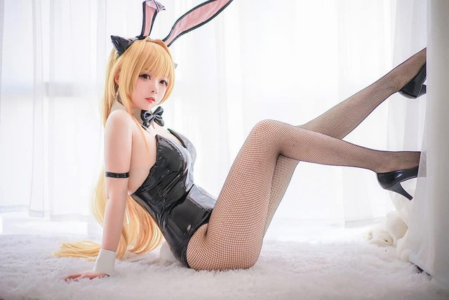 Bỏng mắt với hình ảnh cosplay Golden Darkness trong To Love-Ru theo phong cách nàng thỏ - Ảnh 13.