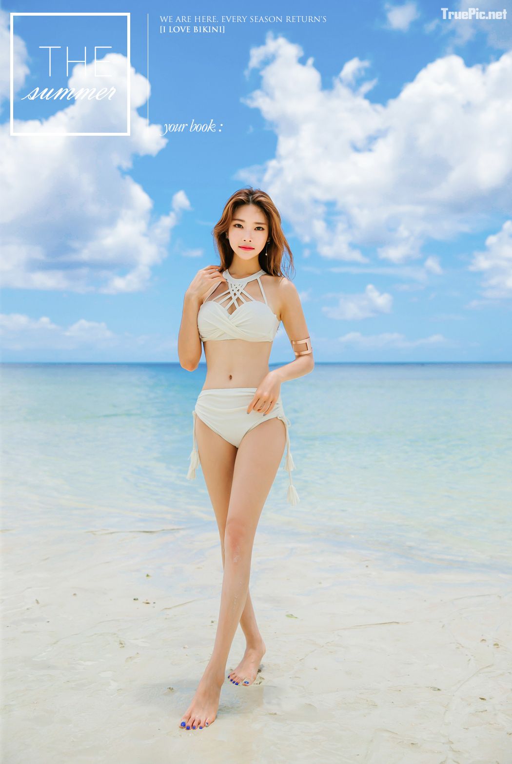 Park Jung Yoon hot korean model charming with sexy bikinis, Sweet Summer Memories in the beach, I love bikini, TruePic.net