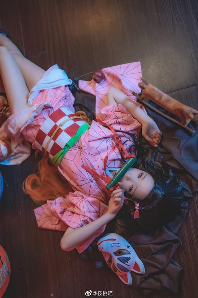 Ngắm nhìn Em gái quốc dân Nezuko trong Kimetsu no Yaiba qua bộ ảnh cosplay đẹp mắt - Ảnh 9.