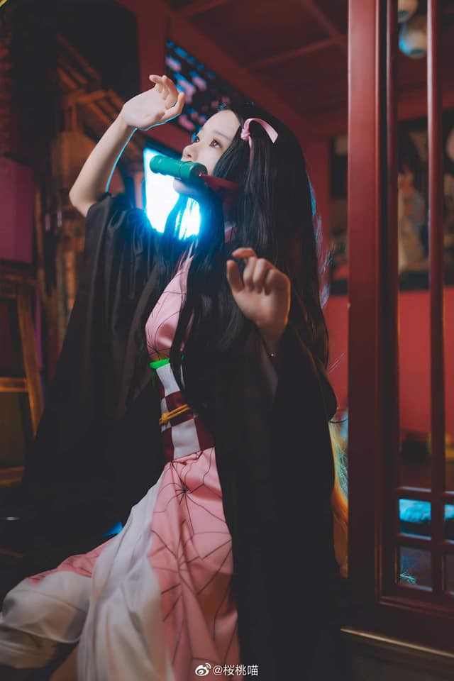 Ngắm nhìn Em gái quốc dân Nezuko trong Kimetsu no Yaiba qua bộ ảnh cosplay đẹp mắt - Ảnh 5.