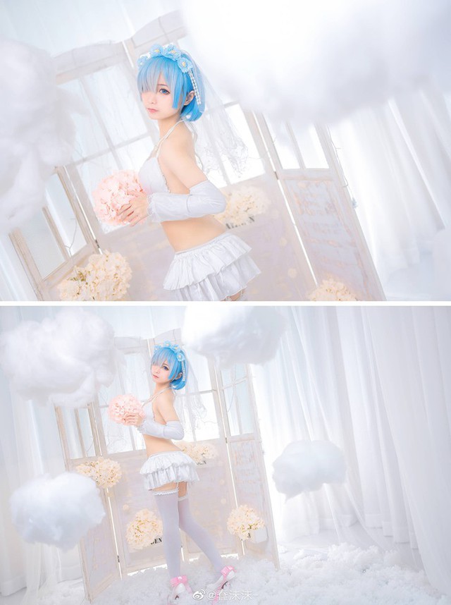 Cosplay nàng hầu Rem tuyệt đẹp trong Re:Zero - Càng ngắm càng mê - Ảnh 3.