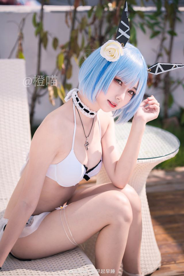 Bổ mắt khi ngắm gái xinh trong Azur Lane diện bikini khoe body cực nuột bên bể bơi - Ảnh 3.