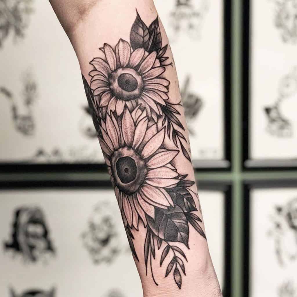 135 Sunflower Tattoo Ideas - [Best Rated Designs in 2022] - Next Luxury