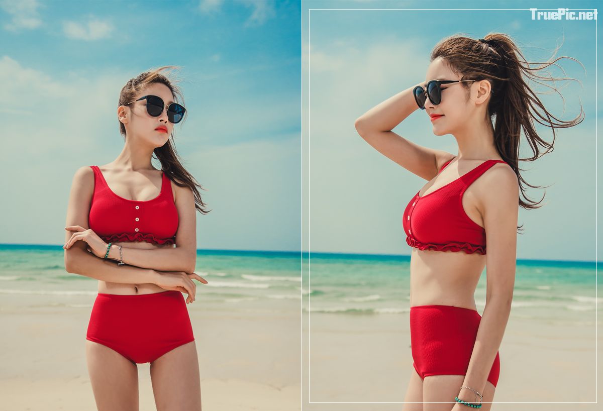 Park Jung Yoon hot korean model charming with sexy bikinis, Summer Collection 2018, I love bikini, Tuyetnhan.com