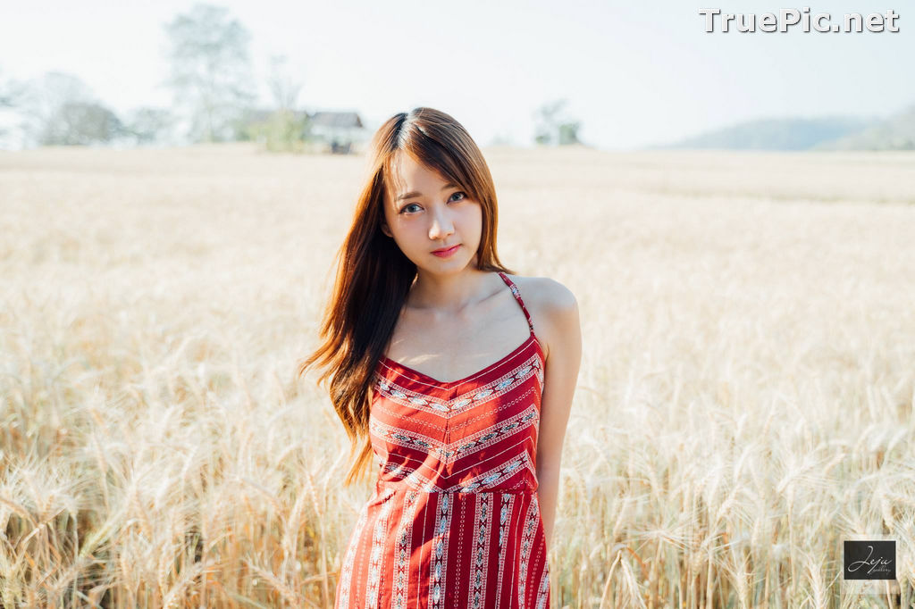 Image Thailand Cute Model - Fenfern Aeryingsak - Red in Barley - TruePic.net - Picture-9