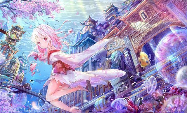 Những Hình Nền Anime Đẹp Cute Dễ Thương Nhất full HD 4K