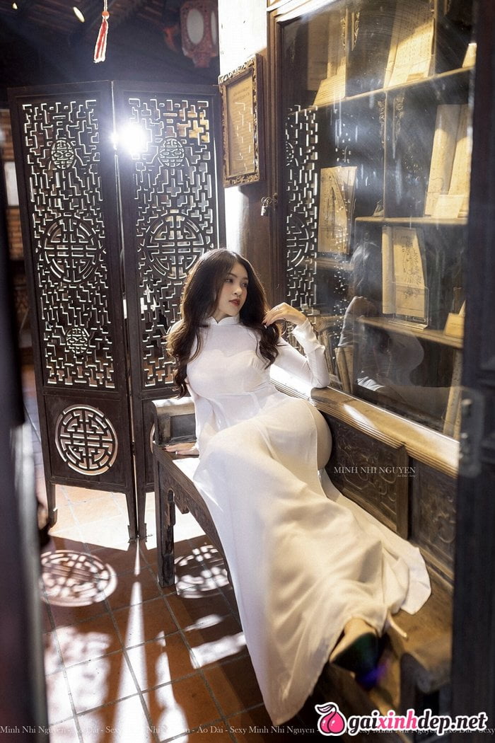 Ao Dai Quan Trang Mong Dep