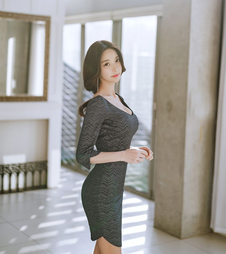 Park Soo Yeon model - Bodycon Dress & Mini Skirt - Jan.2018, TruePic.net