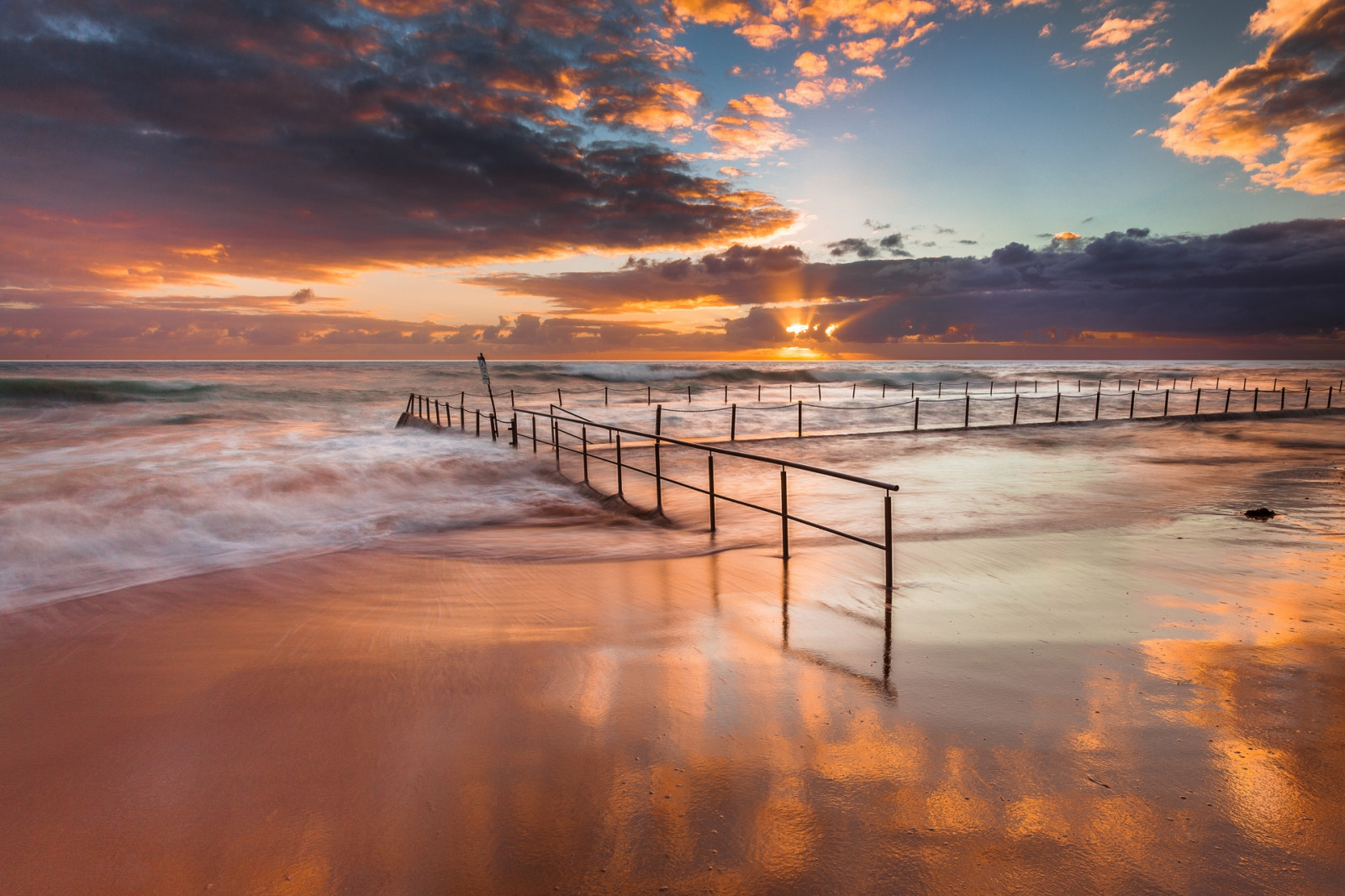 Australia, coast, ocean, sand, protection, waves