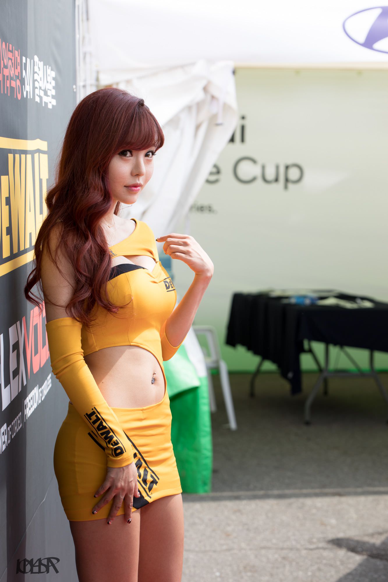 Seo Jin Ah at CJ Super Race Championship, Hot girl Korean, Hot girl live stream