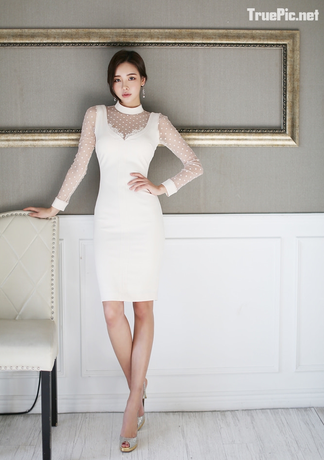 Park Da Hyun Korea Model very cute with beautiful Office Dress, TruePic.net