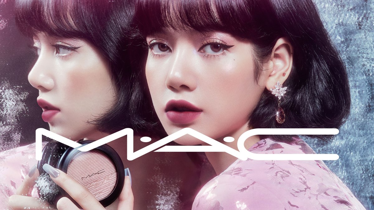 BLACKPINK's Lisa in MAC Frosted Firework Holiday 2020 Campaign