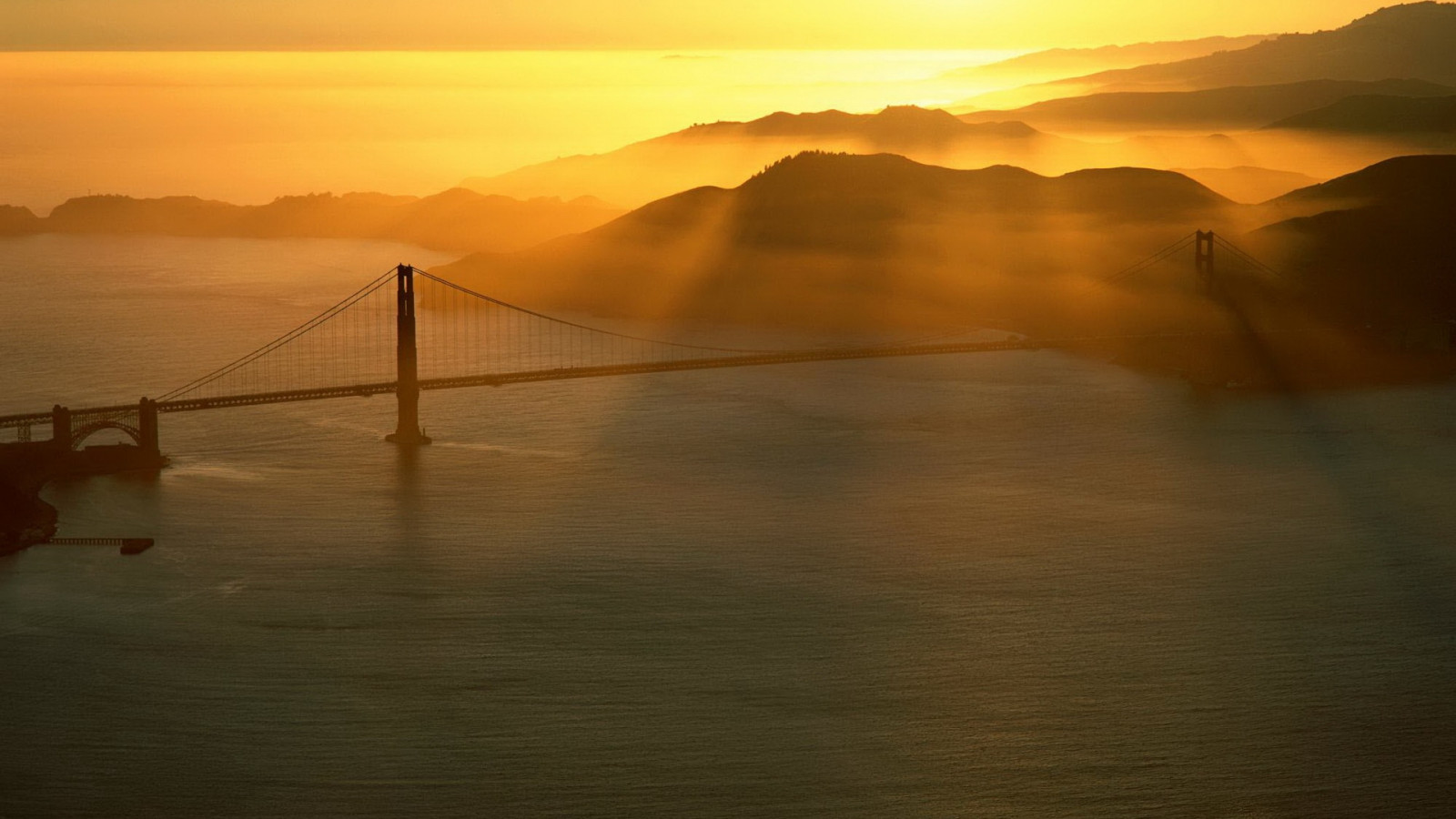 sunlight, landscape, sunset, sea, hill, water, sky, sunrise, calm, evening, morning, mist, bridge, river, beams, Sun, horizon, atmosphere, dusk, Lake District, cloud, dawn, ocean, reservoir, loch, afterglow, ecoregion, fixed link