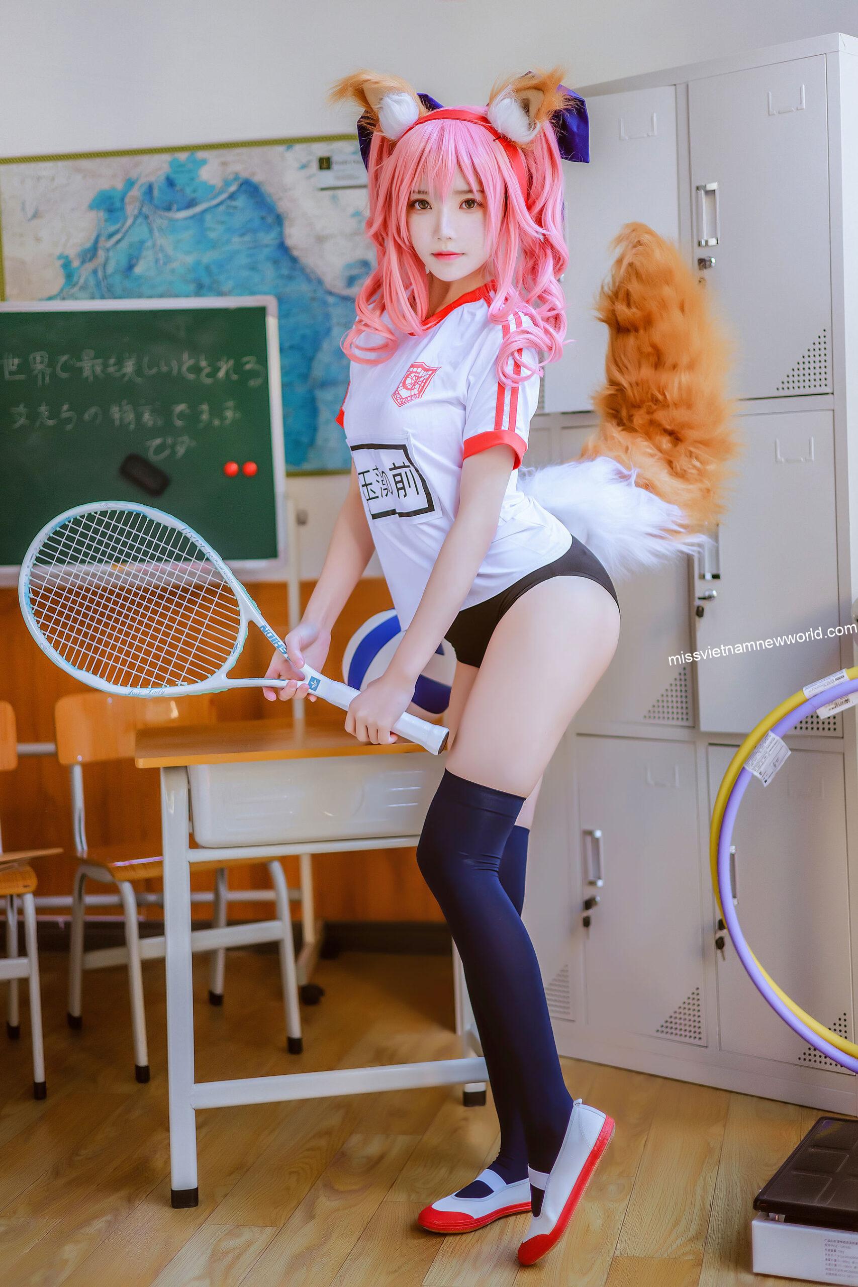 cherry-meow-cosplay-tamamo-no-mae-gym-suit (1)