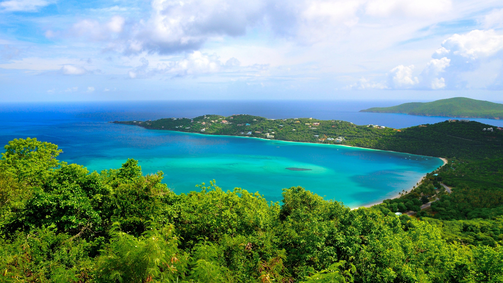 coast, ocean, height, land, island, sea, clearly, blue water