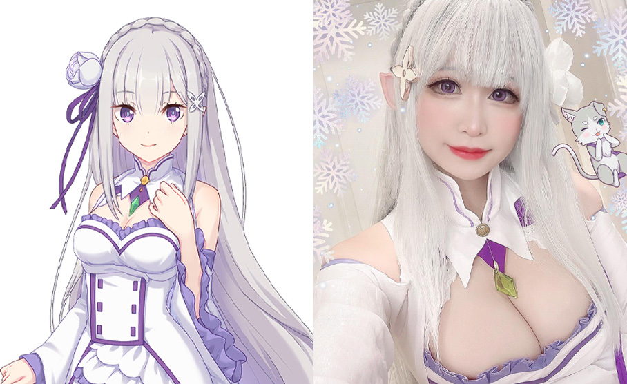 Cosplay Emilia của coser Kozei