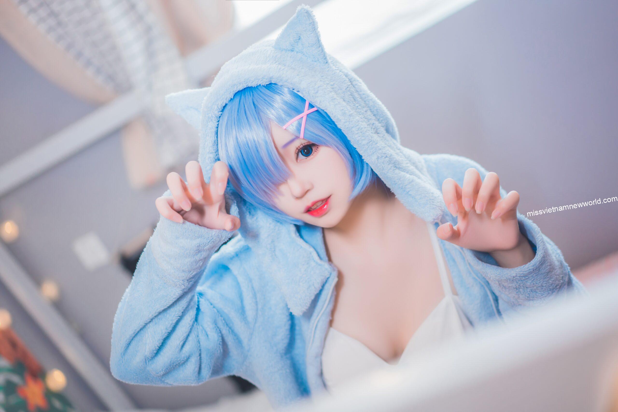 cosplay-rem-cat-pajama (13)