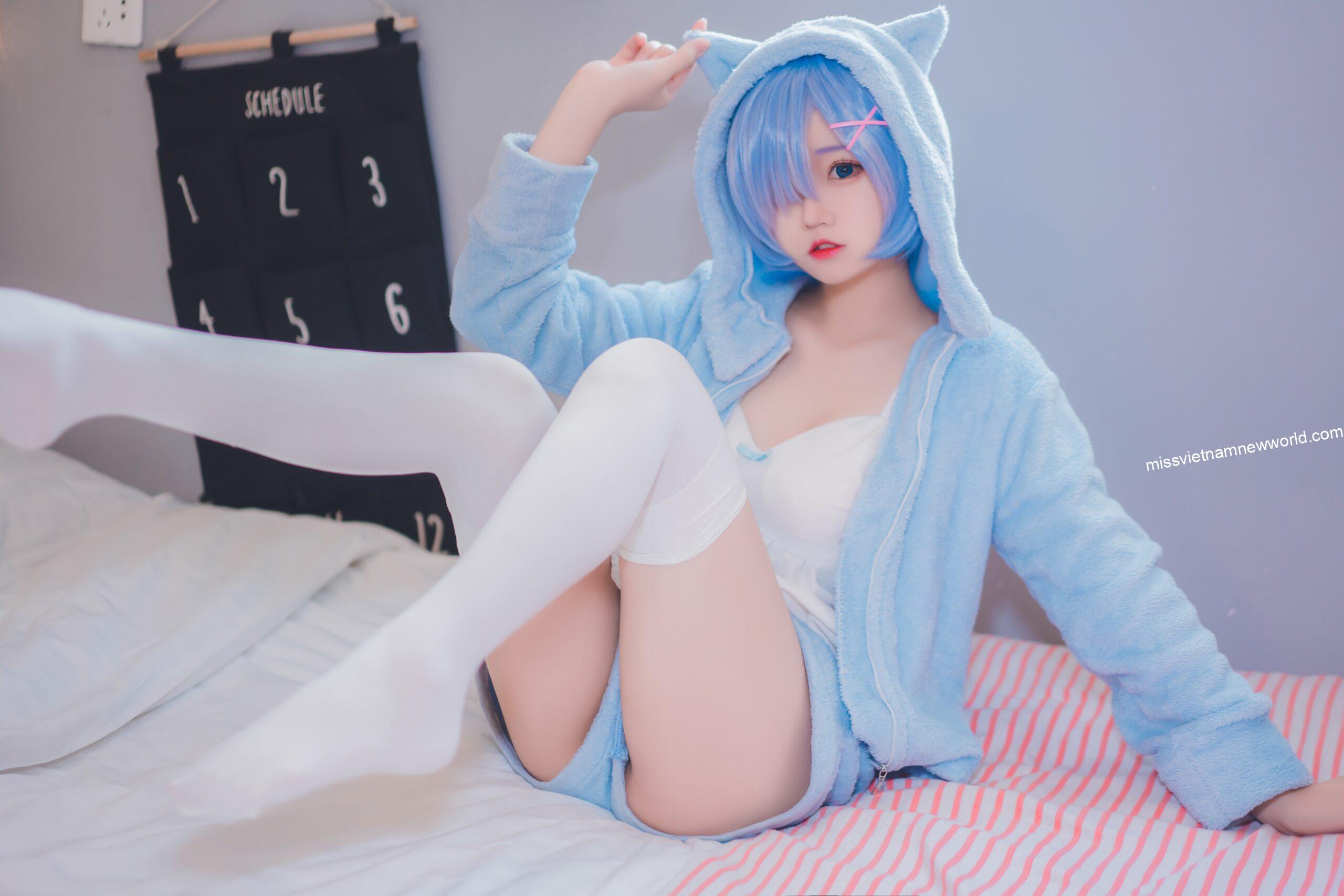 cosplay-rem-cat-pajama (4)